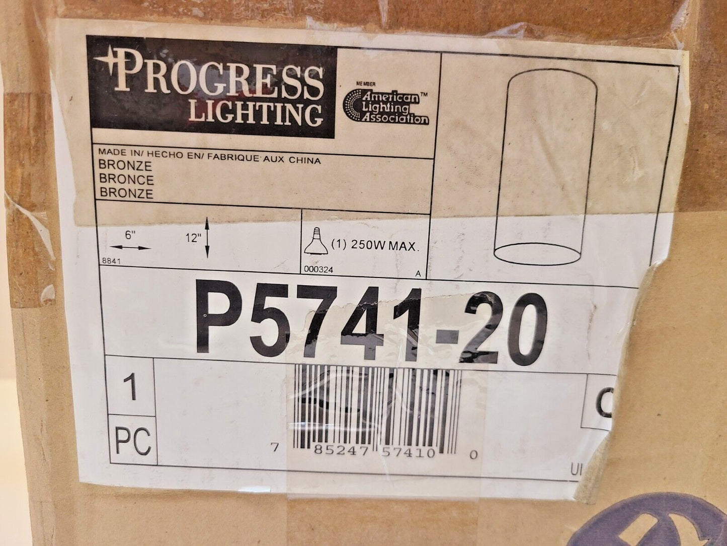 Progress Lighting Cylinder - Outdoor Light P5741-20