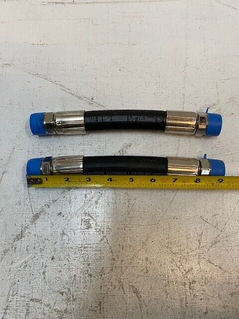 2 Quantity of Flex-ing FLEX-HW-1 Flexsteel Hardwall Gasoline Hoses 5/8" (2 Qty)