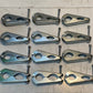 12 Qty of Upper Trampoline Enclosure Hardware Hinge Clamp Connectors (12 Qty)