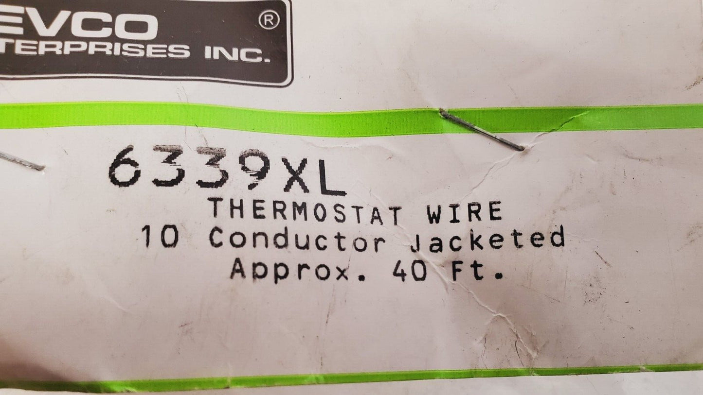 Devco Thermostat Wire 10 Conductor Jacketed Approx 40 Ft  6339XL EZC-PAK