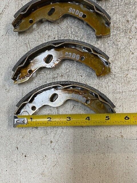 Golf Cart Brake Shoes SBI NA22FF OBO2B 4pcs for 2 Wheels