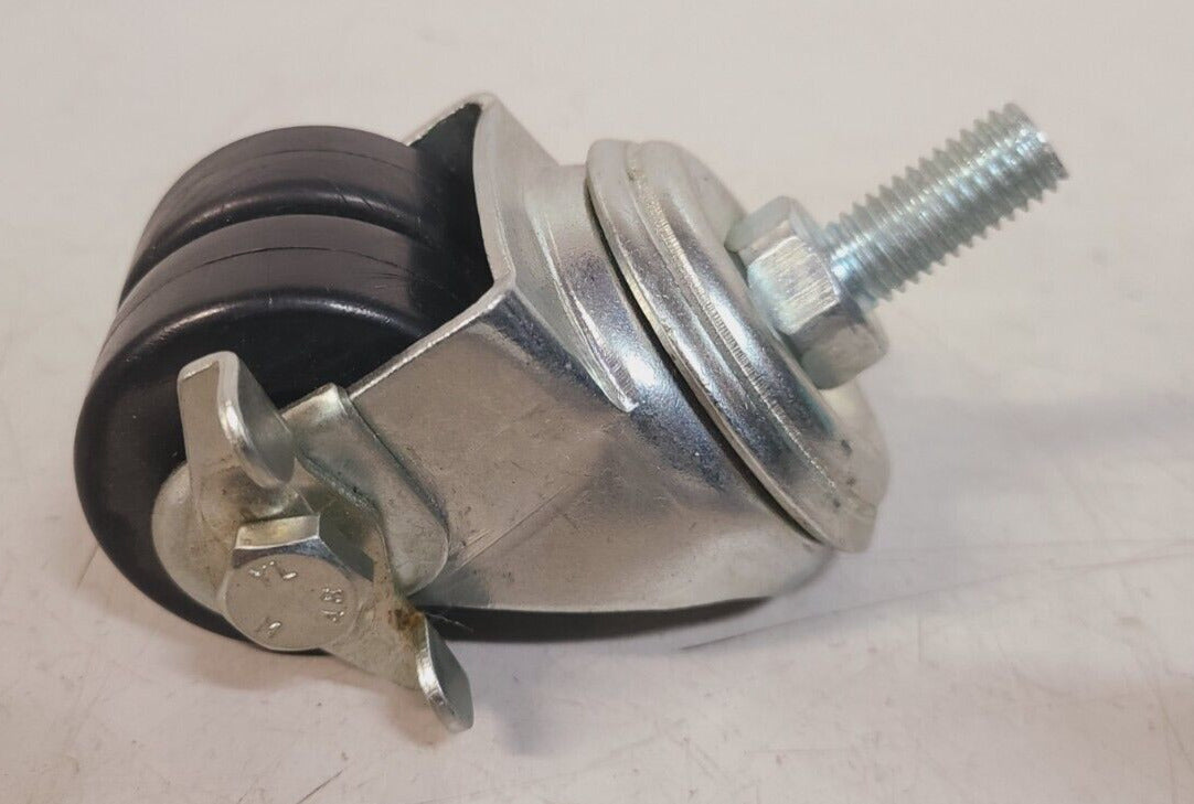 4 Quantity of Swivel Casters with Brake Dual 2" Wheel (4 Qty)