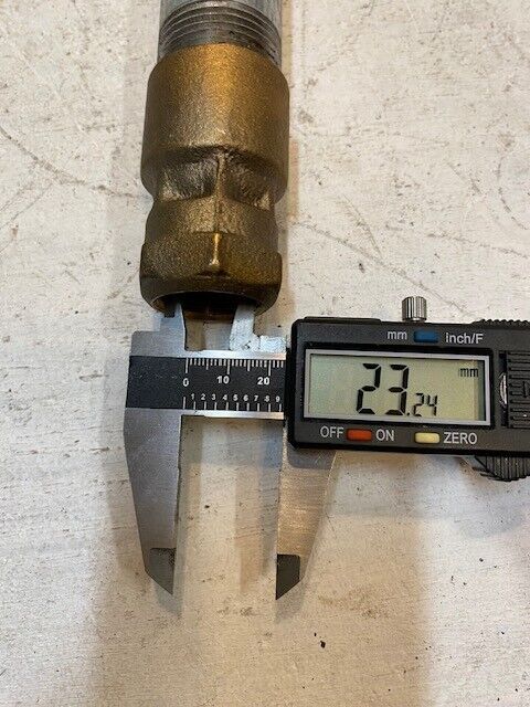 Woodford Wall Hydrant Tool 01513 | 01514 20" Long 23mm End 34mm Shaft Dia.