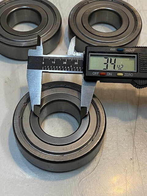 3 Quantity of Enduro 6307Z/C3 Ball Bearings 80mm OD 34mm Bore (3 Quantity)
