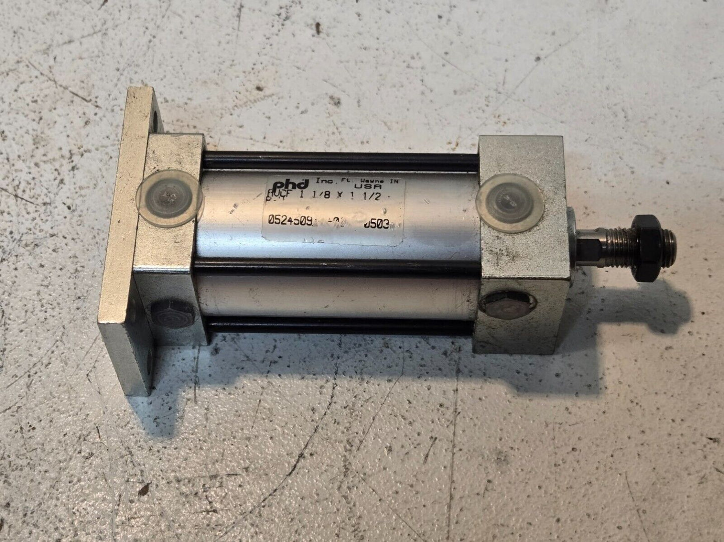 PHD Inc AUCF 1 1/8 x 1 1/2 Pneumatic Cylinder 0503