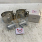6 Boxes of 2 Pcs Evil Energy 4" Exhaust Claps Stainless Steel (12 Qty Total)