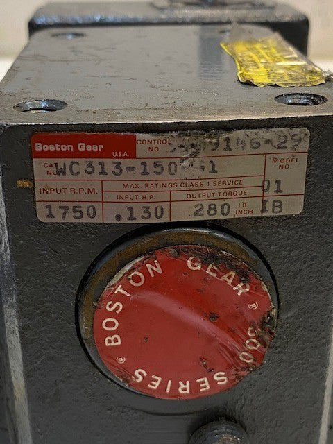 Boston Gear Speed Reducer WC313-150