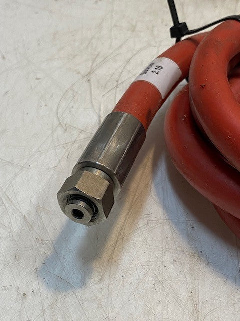 Bakon 2.15 Red Rubber Hose for Jelly Quick 79" Long *No Nozzle*