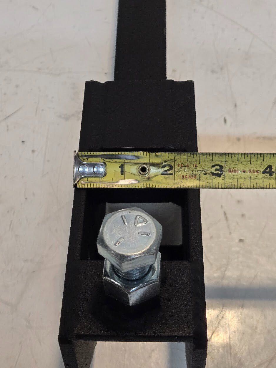 Flip Adapter for EZ-Carrier with Pins and Reflectors | 1-1/4" x 10" Shank