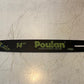 Poulan 14" Reduced Kickback Guide Bar 530044691 | 14 91-52 8F