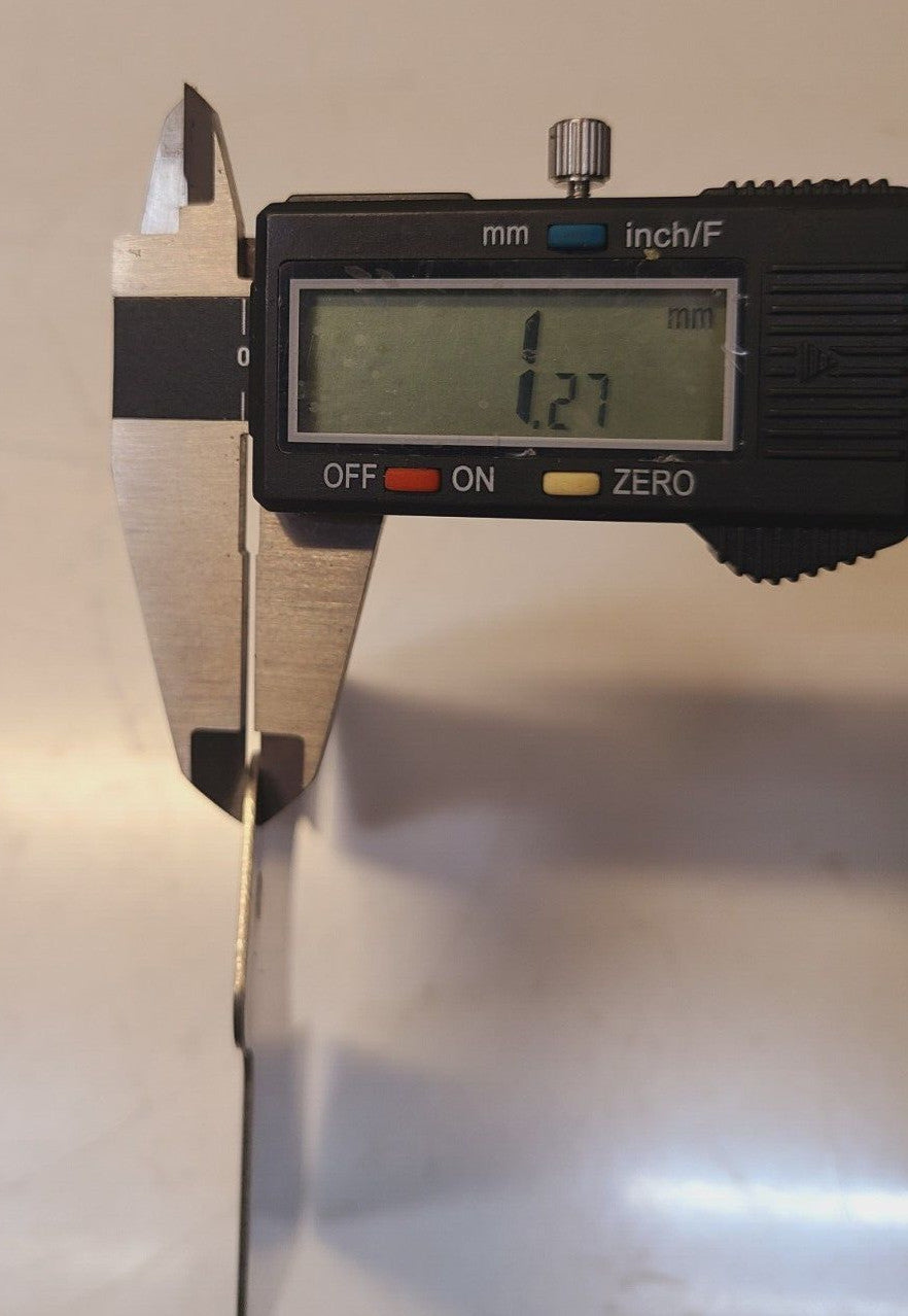 9 Qty of Precision Brand Stainless Slotted Shims 42450 | 3L835 | 4" x 4" (9 Qty)