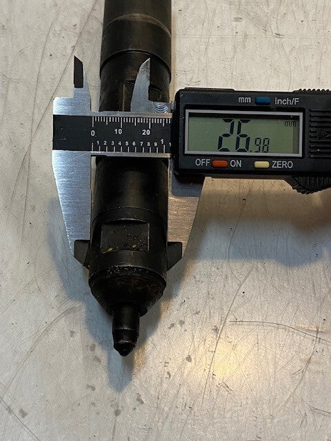 Fuel Injector 13" Long 18mm Thread 30mm OD 9mm Nose