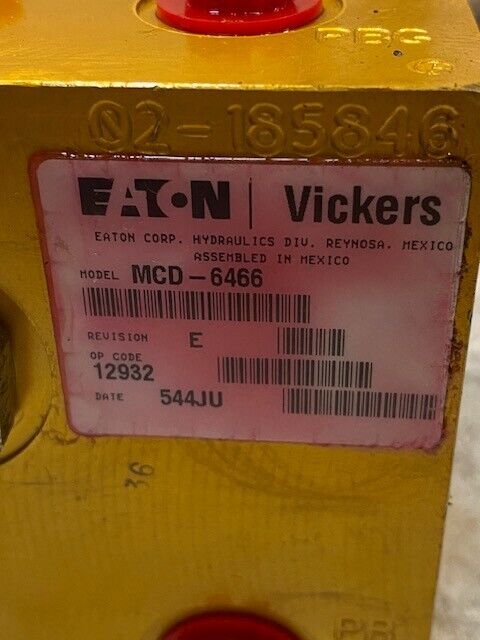 Eaton Vickers Valve MCD-6466 | 02-185846 | 300AA00183A