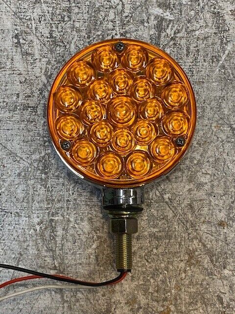 Signal Stat SAE STIP 03DOT 4" Red & Amber Double Face Turn Signal Light