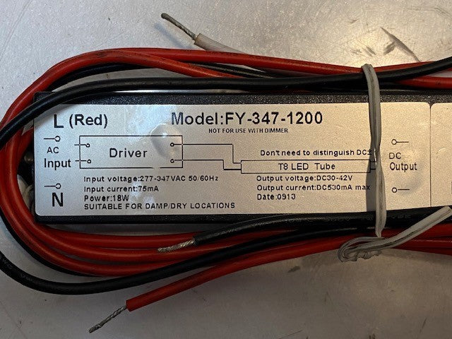Master Contract No. 252050 Retrofit Assembly Model: FY-347-1200