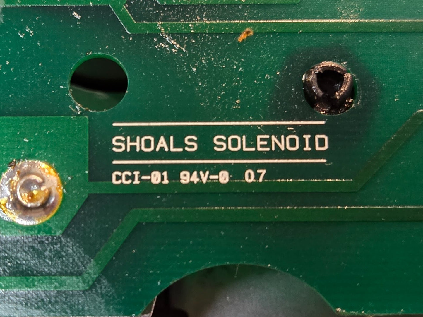 Transmission Solenoid Block SD1314 w/ Shoals Solenoid CCI-01 94V-0 07