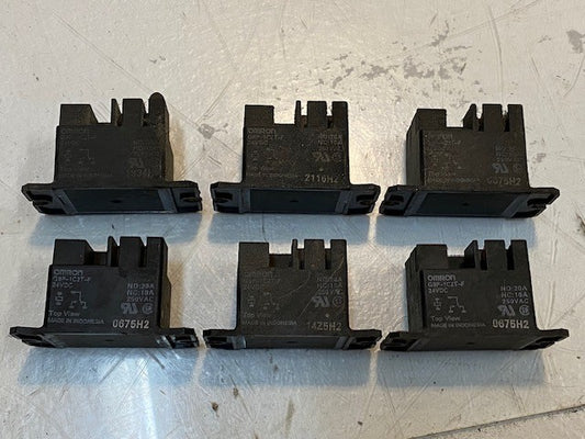 6 Quantity of Omron Relays G8P-1C2T-F 24VDC 250VAC 0675H2 (6 Quantity)