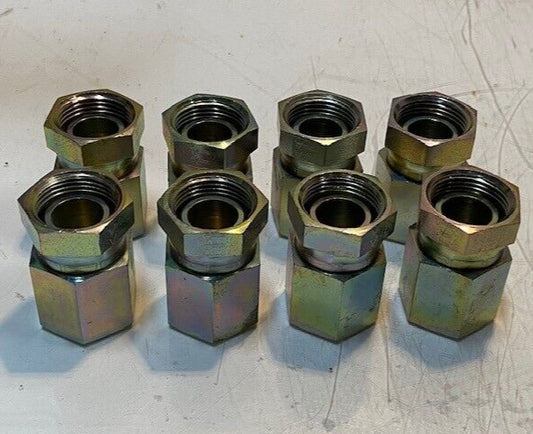 8 Quantity of Female Pipe Swivel Fittings 30mm Top End 29mm Bottom End (8 Qty)