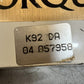 Sure Torque Pneumatic Valve Actuator K92 DA 04057958 Heavy Duty Replacement