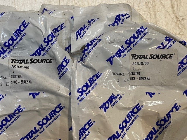 2 Quantity of Total Source Brake Shoes ACRJ0/00 | CR087478 (2 Quantity)
