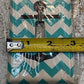 2 Quantity of Light Switch Plates Teal & White Chevron & Anchor 72077-1 (2 Qty)