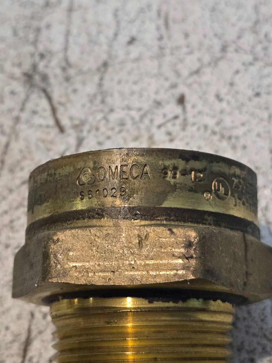 2 Quantity of Omeca 250-2757AIR LP-Gas 1" Safety Relief Valve 250 PSI (2 Qty)