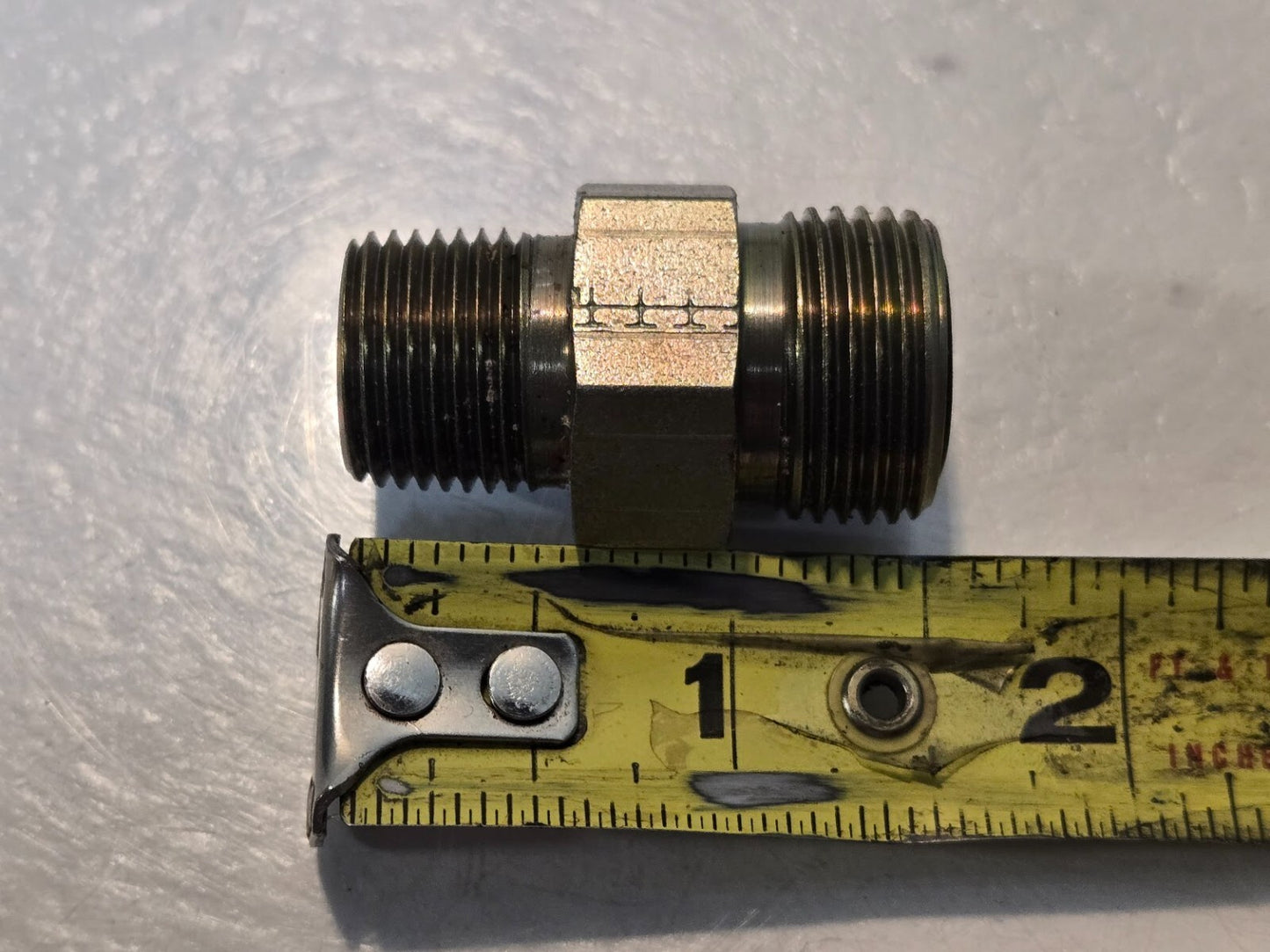 4 Quantity of 8MFFOR-6MP Hydraulic Adapters 13/16"-16 x 3/8"-18 (4 Quantity)