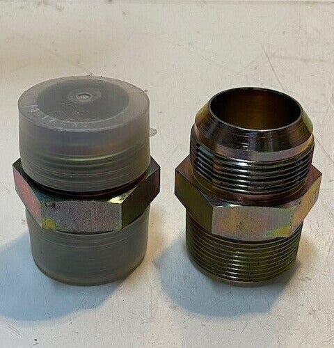 2 Quantity of Straight Hex Adapters 68mm H 33mm Bore 48mm Thread (2 Quantity)