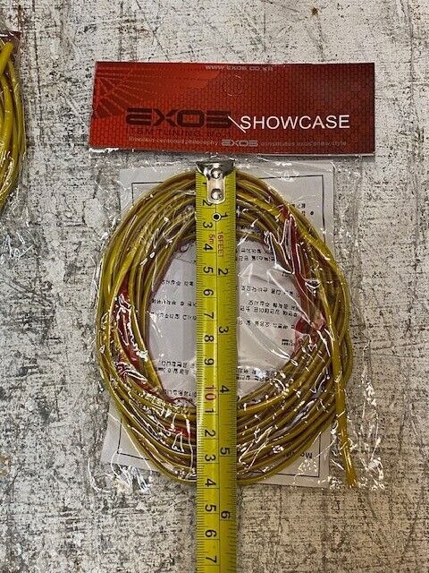 5 Qty of EXOS 3M Car Interior Yellow Flexible Trim Molding Decoration (5 Qty)