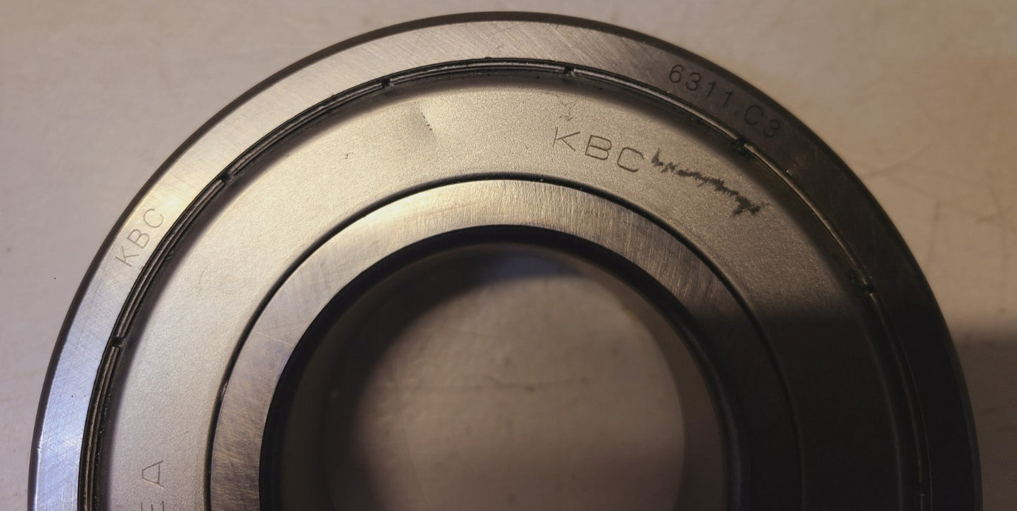 KBC Deep Groove Single Row Ball Bearing 6311Z | 6311.C3 | H0329-1013