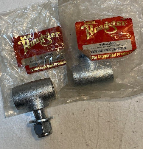 2 Quantity of Mr. Roadster 916-33005 Zinc Plated Spring Pivots 3/4" I.D. (2 Qty)