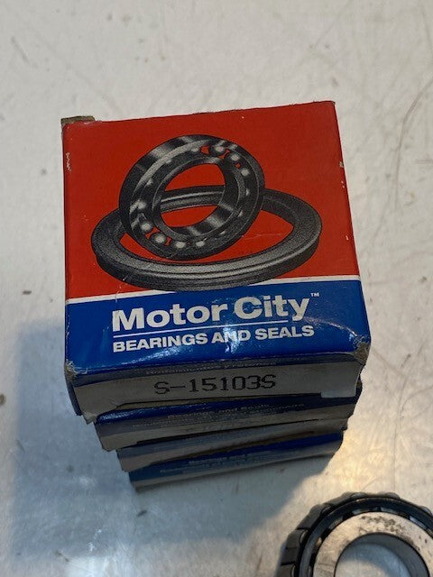 4 Quantity of Motor City Tapered Roller Bearings S-15103S (4 Quantity)