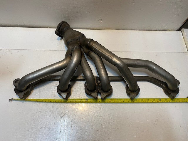 6-Branch Exhaust Header 28" L 15" W 5" H 53mm Main Bore 39mm Center Bore