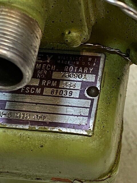 Plessey Airborne Corp Actuator Motor E6022M6-2 | 730622 | 730901 | R6180M3