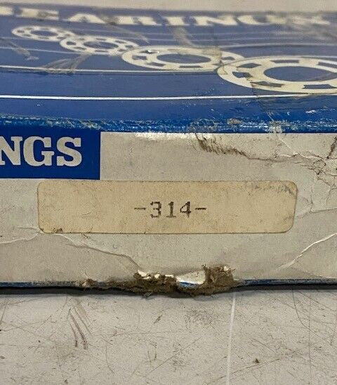 New Departure 314 Ball Bearing 70x150x35mm