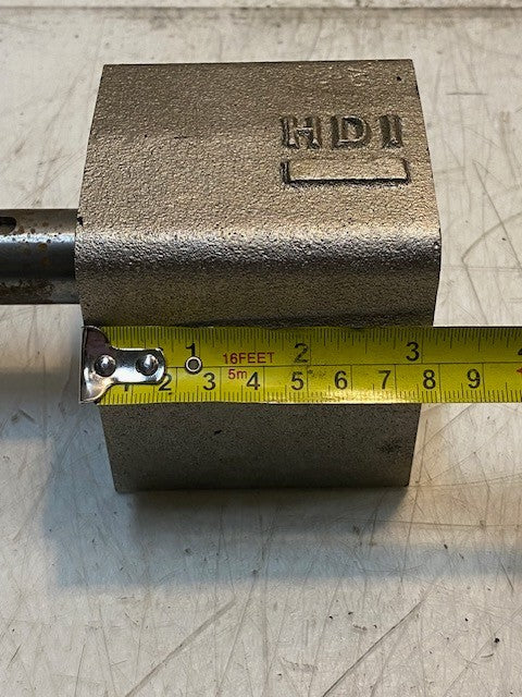 Overhung Load Adapter HD1 25mm Shaft OD 25mm Bore 10mm Holes 6" L 3-1/16" W