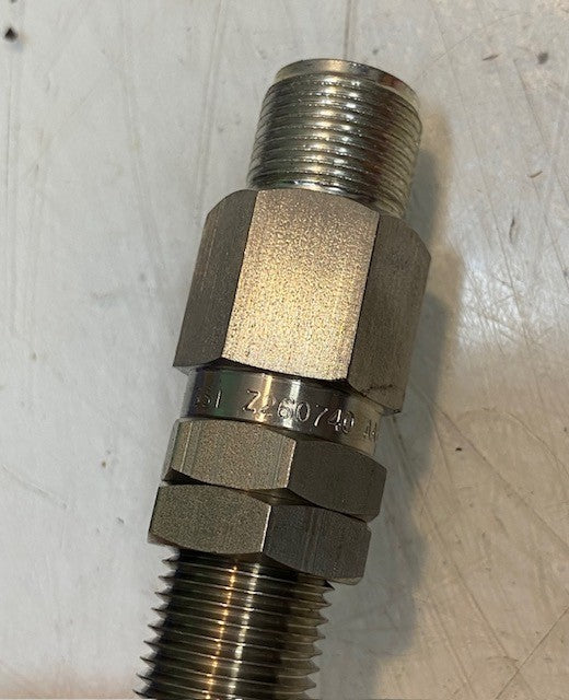 2 Quantity of Stainless Steel Bulkhead Fitting SSI Z260740 AAB (2 Quantity)