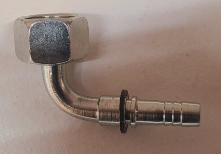 2 Qty of Pirtek Female Flat Face O-Ring 90 Degree DSF9-22-06 (2 Qty)