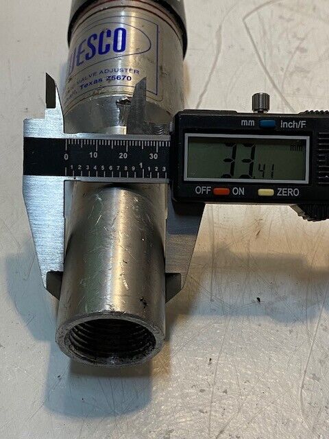 Wesco Hydraulic Valve Aduster Model 75671 | 8" L 50mm OD 25mm ID
