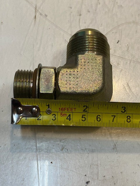 7 Qty of Parker 90 Degree Male Elbow Fittings 33mm Thread 27mm Thread (7 Qty)
