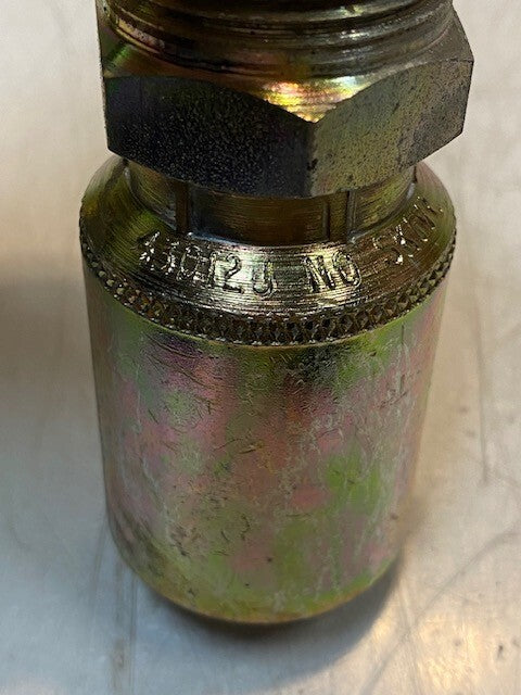 2 Quantity of Hydraulic Male Crimp Hose Fittings 43C12U | 43C12J | 911 (2 Qty)