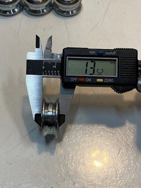 9 Quantity of U-Groove Track Roller Bearings 10x33x14mm (9 Quantity)