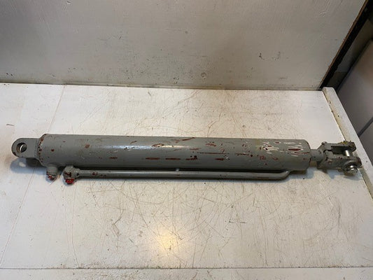 Gray Hydraulic Cylinder 37" Long 86mm OD 25mm Bore