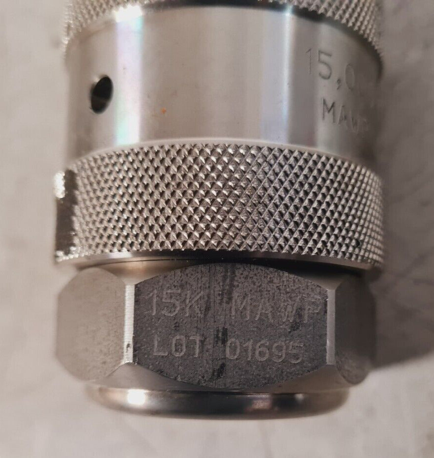 Advanced Pressure Systems Screw Type Coupling Assembly 15,000 MAWP | LOT 01464