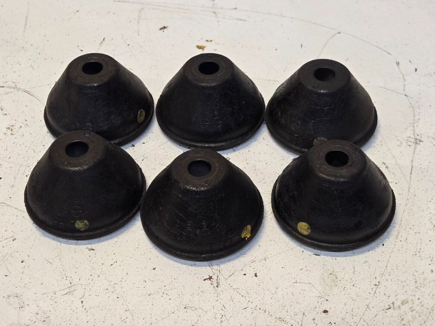 6 Quantity of Engine Mounts 2.8"x1.75" | 0.5" Bore | 0.4 lbs Each (6 Quantity)