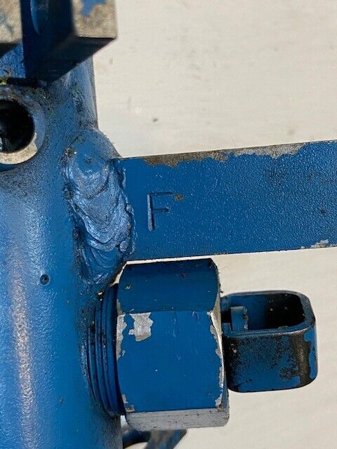 Hydraulic Cylinder, Blue, MK2165 26-1/2" Long 7-3/8" 21mm Shaft 51mm OD