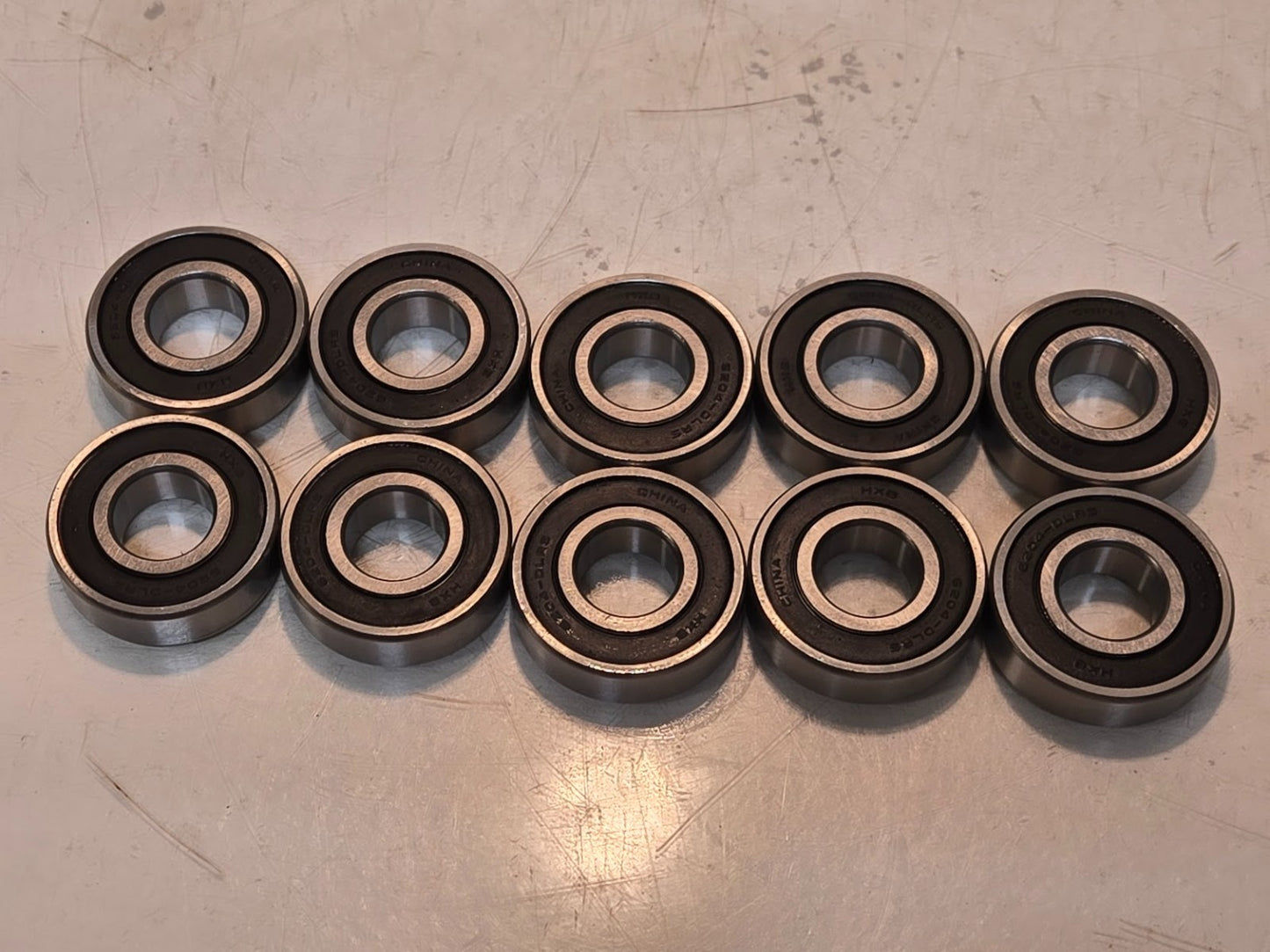10 Quantity of HXB Ball Bearings 6204-DLRS | 47 mm OD x 20 mm Bore (10 Qty)