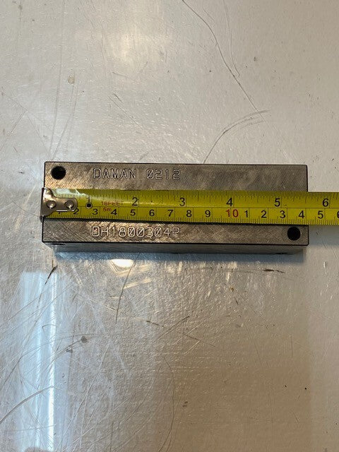 Daman Hydraulic Manifold Block 0212 DH1800304P 5-1/2" x 1-11/16" 11mm Top Holes