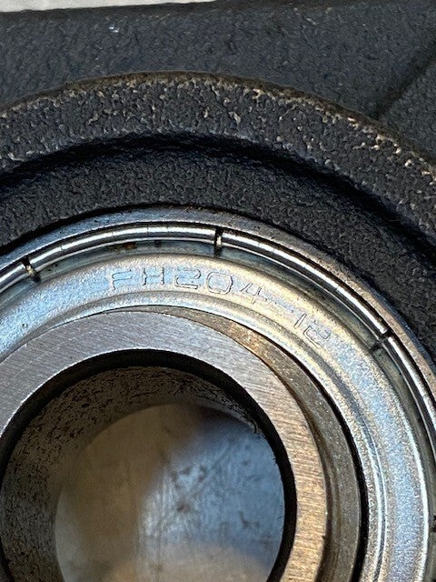 PEER 4-Bolt Flange F204 Insert Bearing FH204-12 | 19mm Bore 3-1/4" W