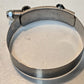 10 Quantity of Breeze T-Bolt Hose Clamps Min Diameter 3.25" SS Band (10 Qty)